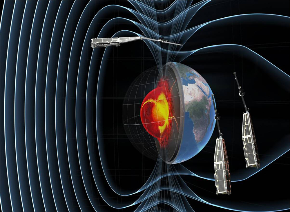 Swarm. Copyright: ESA